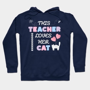 This teacher loves her cat Hoodie